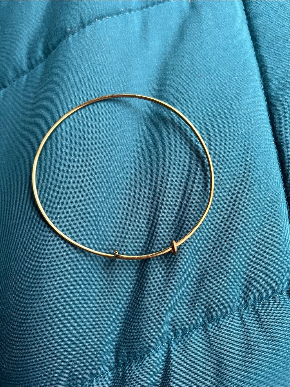 Gold bangle bracelet